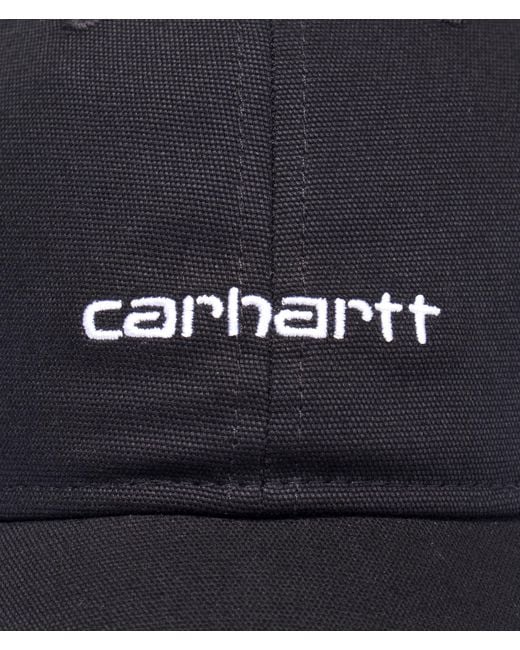Carhartt Blue Canvas Script Cap for men