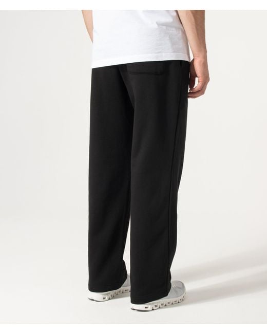 Lacoste Black Relaxed Fit Tracksuit Pants for men