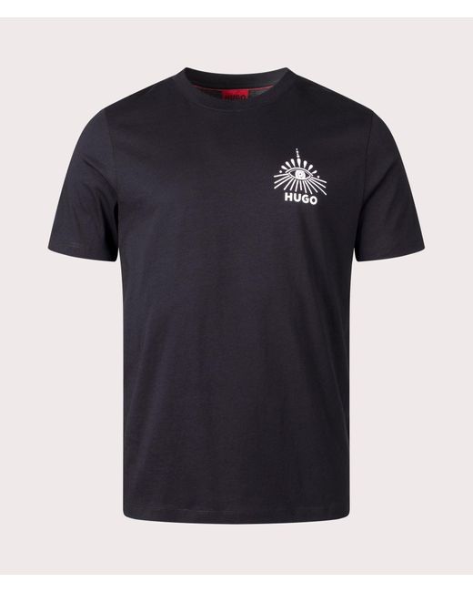 HUGO Black Dedico T-shirt for men