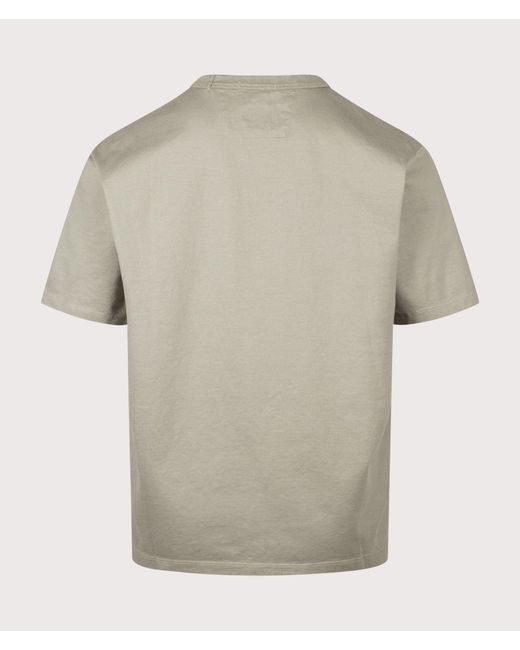 C P Company Natural 30/2 Mercerized Jersey Twisted Pocket T-Shirt for men