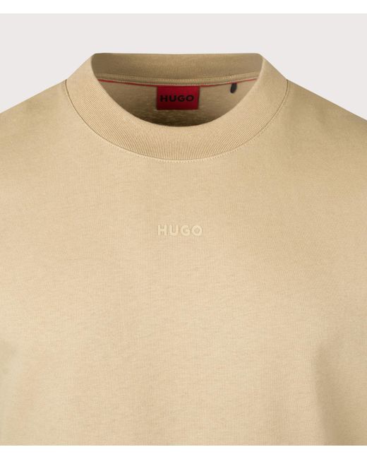 HUGO Natural Relaxed Fit Dapolino T-Shirt for men