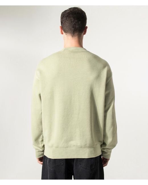 Carhartt Green Balloon Fit Nelson Sweatshirt (Fits Big To Size) for men