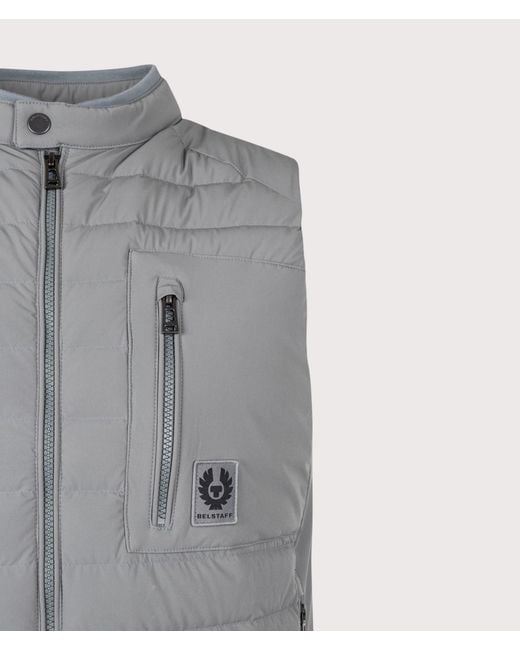 Belstaff Gray Regular Fit Chassis Gilet for men