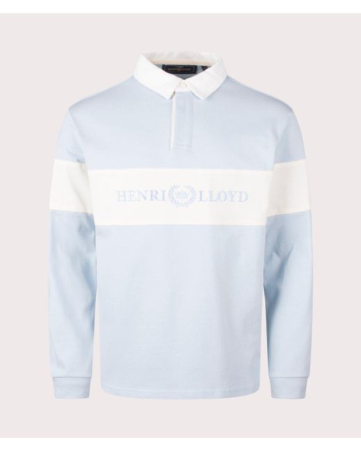 Henri Lloyd White Voyager Rugby Shirt for men