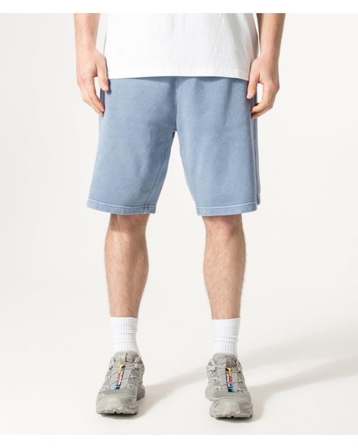Carhartt Blue Balloon Fit Nelson Sweat Shorts for men