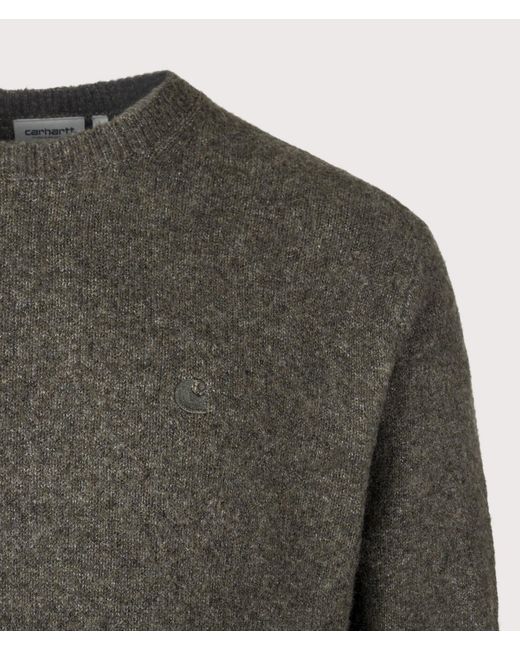 Carhartt Gray Regular Fit Curtis Jumper for men