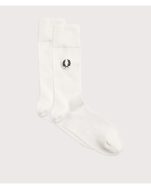 Fred Perry Natural Classic Laurel Wreath Socks for men