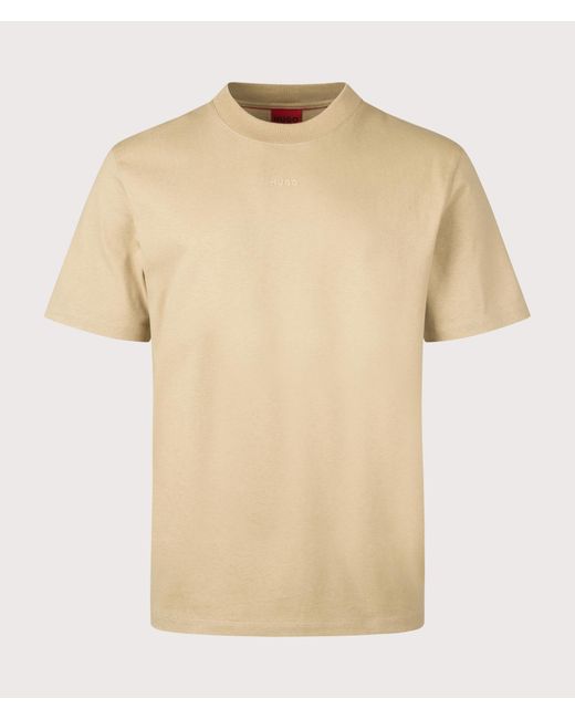 HUGO Natural Relaxed Fit Dapolino T-Shirt for men