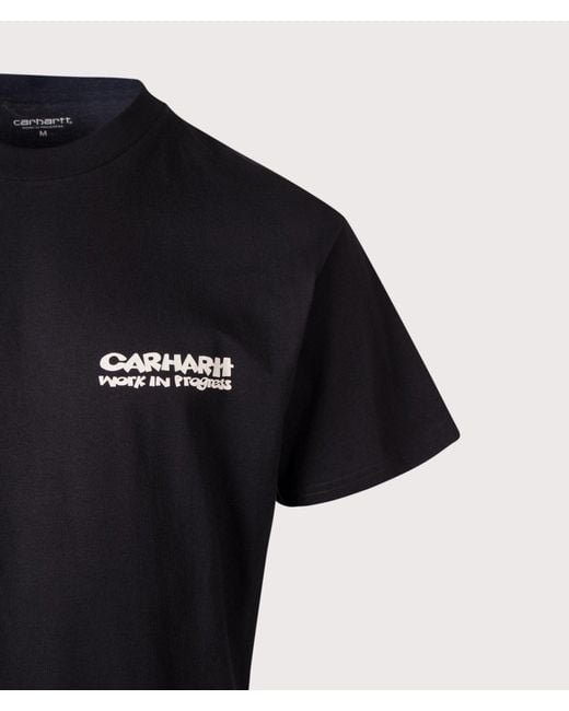 Carhartt Black Loose Fit Cubist T-Shirt for men