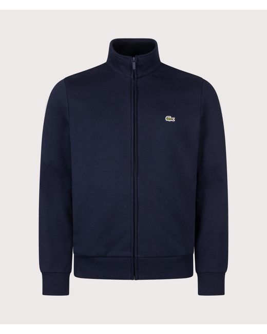 Lacoste Blue Regular Fit Zip Through Sweatshirt for men