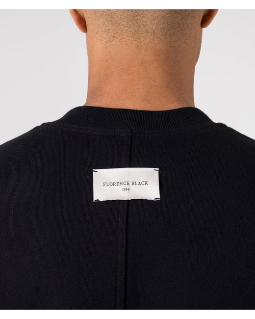 FLORENCE BLACK Blue Oversized 1954 Sweatshirt for men