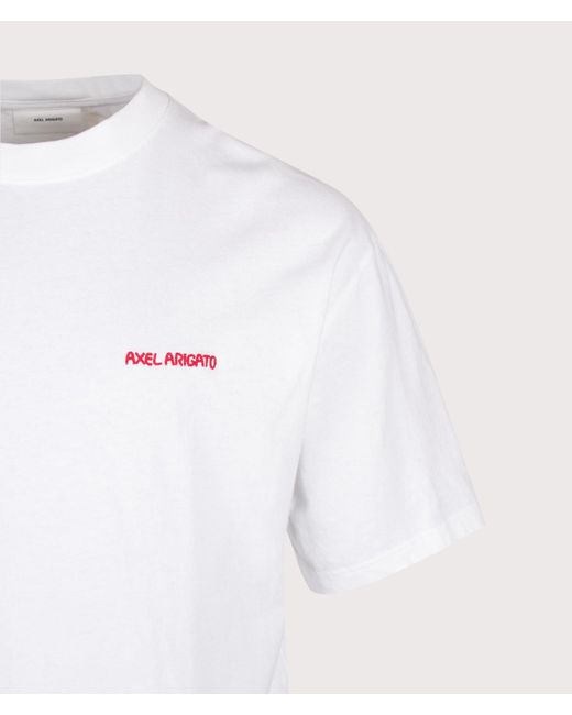 Axel Arigato White Oversized Fit Curb T-Shirt for men