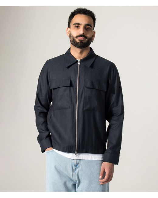 NN07 Blue Alban Jacket for men