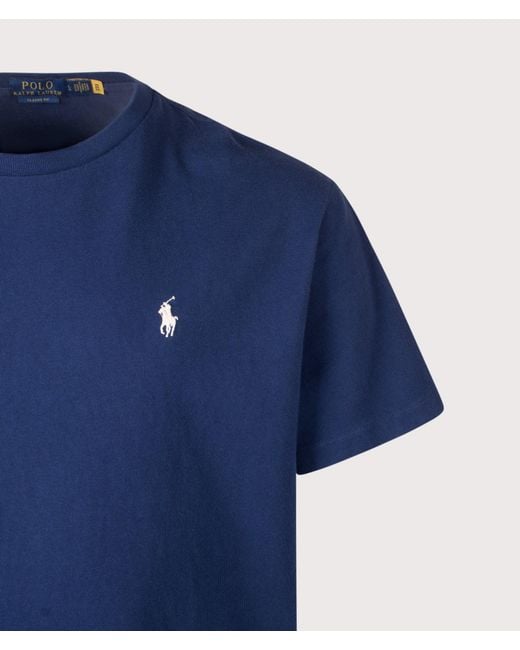 Polo Ralph Lauren Blue Classic Fit Jersey T-Shirt for men
