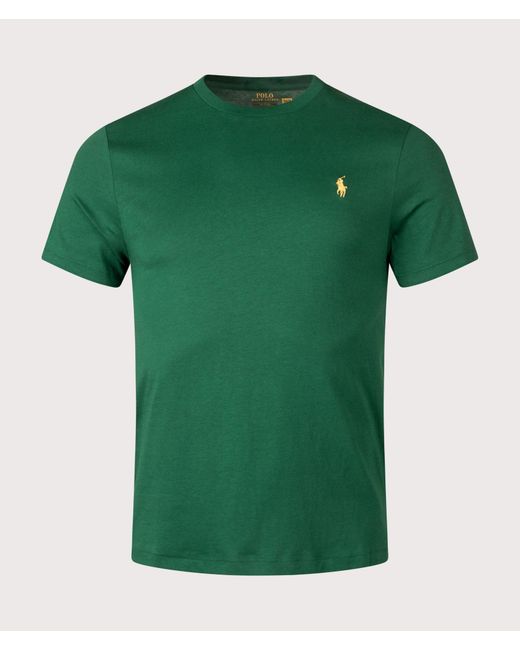 Polo Ralph Lauren Green Custom Slim Fit Jersey T-Shirt for men