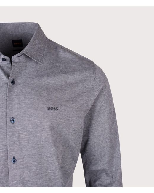 Boss Blue Slim Fit Mysoft 2 M Shirt for men