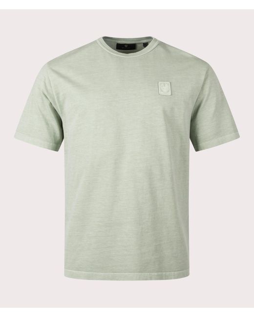 Belstaff Green Mineral Outliner T-shirt for men