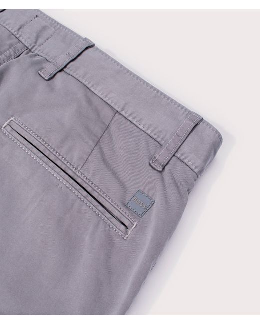BOSS by HUGO BOSS Tapered Fit Schino Taber Chino Pants in Grey for Men |  Lyst UK