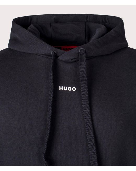HUGO Blue Relaxed Fit Dapo Hoodie for men