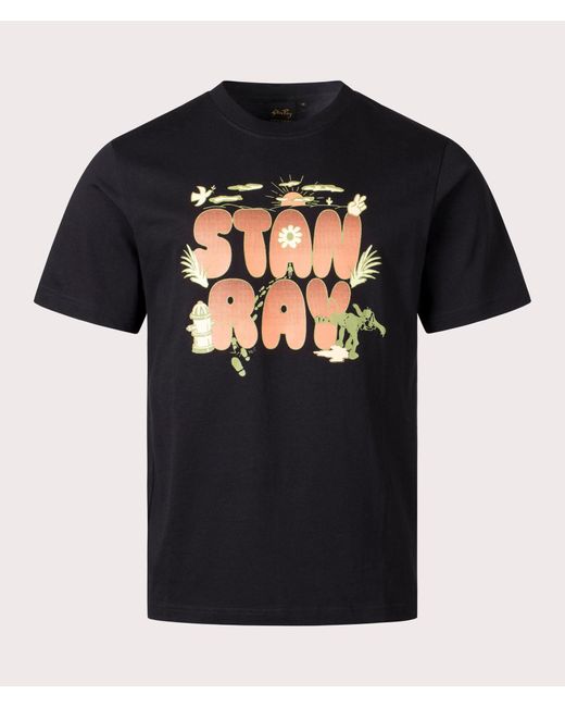 Stan Ray Black Double Bubble T-shirt for men