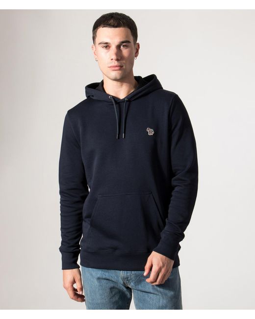 Paul Smith Blue Zebra Logo Hoodie for men