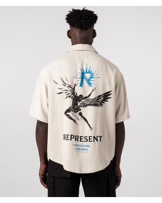 Represent Natural Icarus Short Sleeve Shirt for men