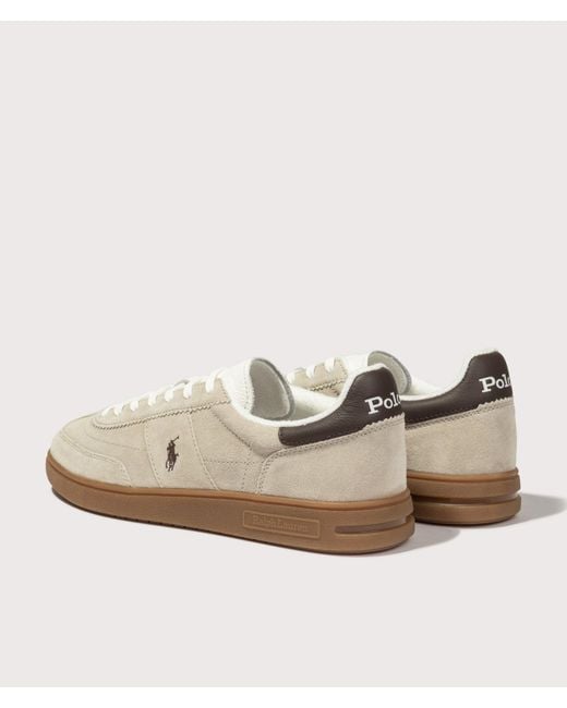 Polo Ralph Lauren Natural Bedford Suede Sneakers for men