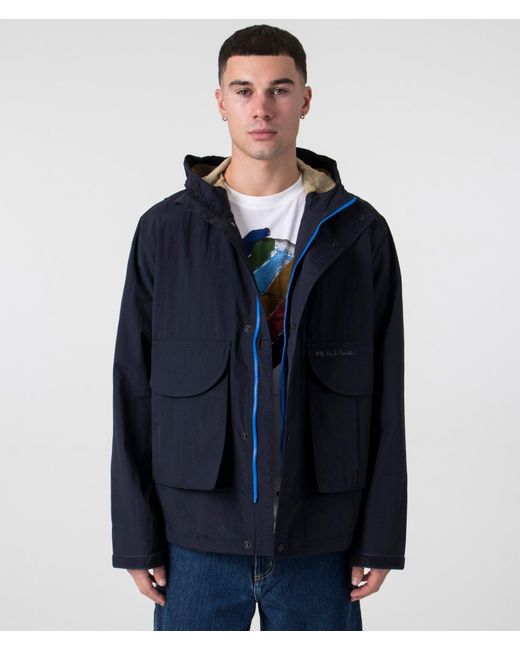 PS by Paul Smith Blue Fishing Jacket for men
