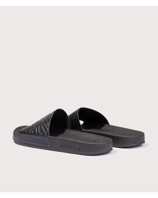 Paul Smith Brown Zed' Zebra Sliders for men