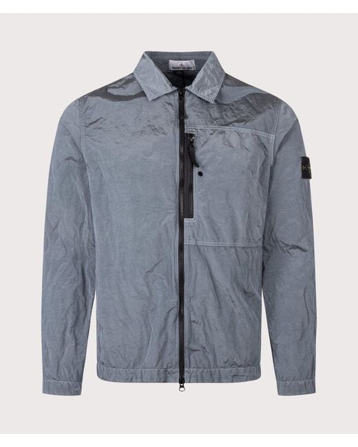 Stone Island Blue Nylon Metal for men