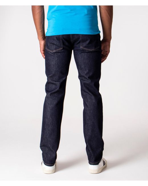 Lacoste Blue Slim Fit Stretch Five Pocket Jeans for men