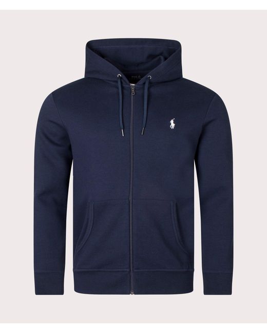 Polo Ralph Lauren Blue Zip Through Hoodie for men