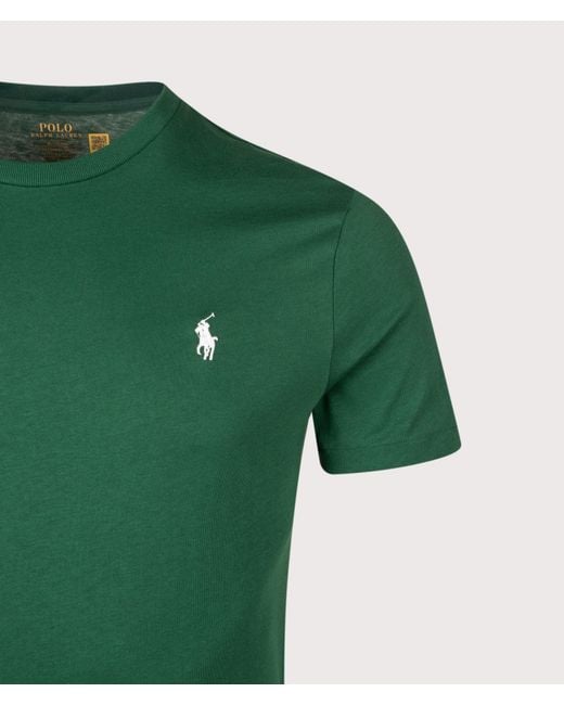 Polo Ralph Lauren Green Custom Slim Fit Jersey T-Shirt for men