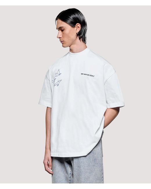 MKI Miyuki-Zoku White Box Fit Flight T-Shirt for men