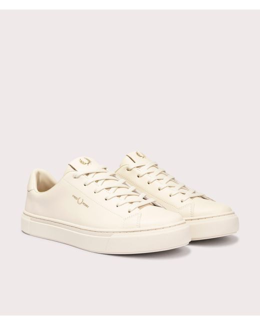 Fred Perry Natural B71 Leather Trainers for men