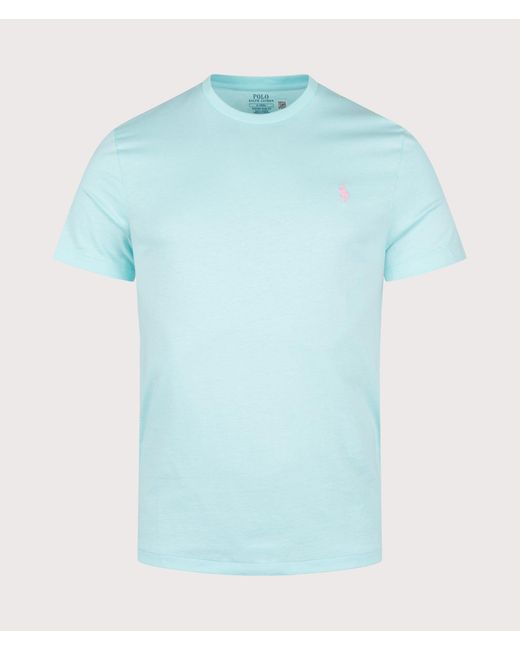 Polo Ralph Lauren Blue Custom Slim Fit Jersey T-Shirt for men