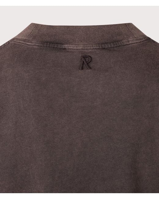 Represent Brown Oversized Initial T-Shirt for men