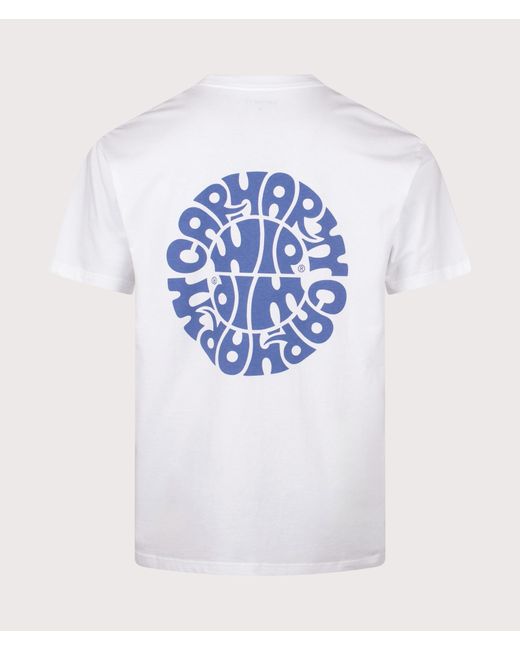 Carhartt Blue Relaxed Fit Jazzy T-Shirt for men