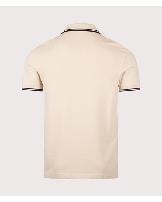 Fred Perry Natural Regular Fit Twin Tipped Polo Shirt for men