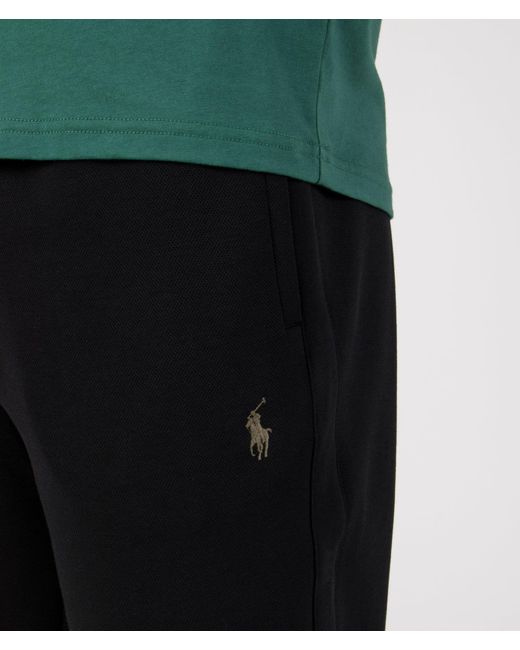Polo Ralph Lauren Black Regular Fit Double Knit Joggers for men