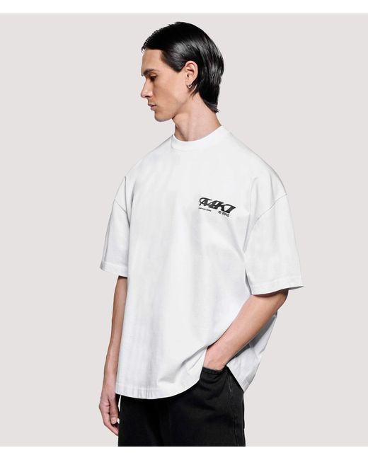 MKI Miyuki-Zoku White Box Fit Stack T-Shirt for men