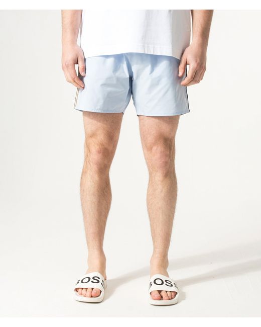 Boss Blue Iconic Swim Shorts for men