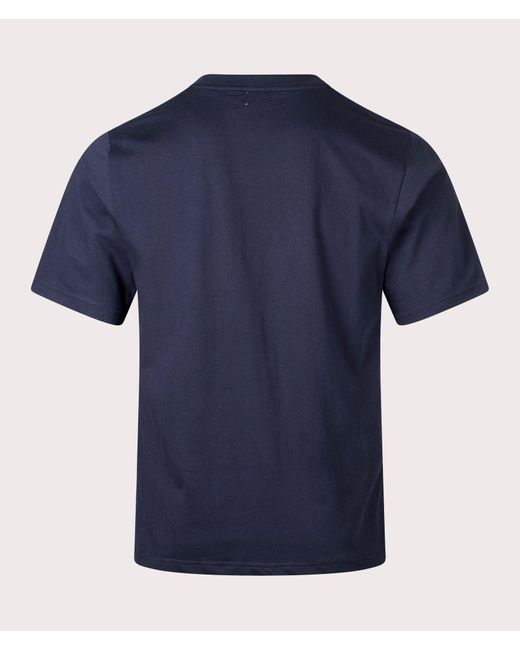 Aquascutum Blue Active Side Club Check T-Shirt for men