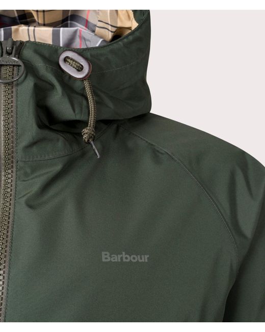 Barbour Green Hooded Domus Jacket for men