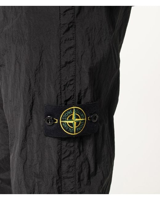 Stone Island Black Nylon Metal for men