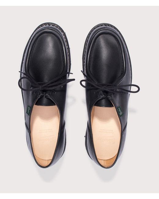 Paraboot Blue Michael Smooth Leather Shoes for men