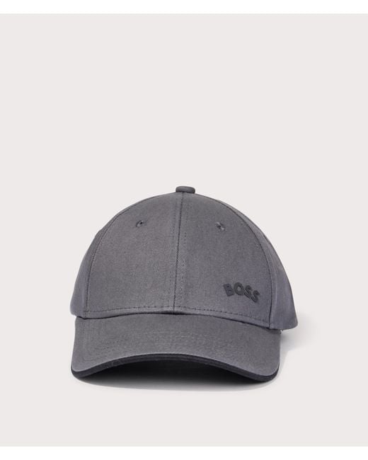 Boss Gray Bold Curved Cap for men