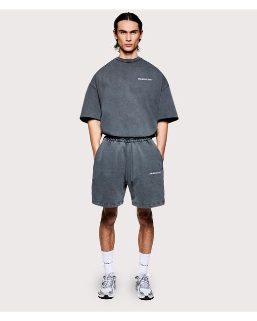 MKI Miyuki-Zoku Gray Relaxed Fit Uniform Shorts for men