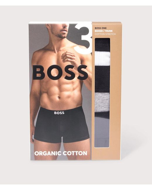 Boss White 3 Pack One Trunks for men