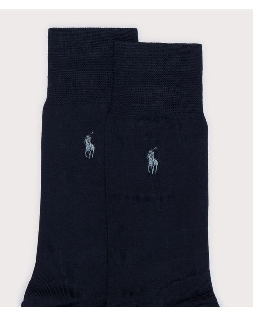 Polo Ralph Lauren Two Pack Of Flat Knit Socks in Blue for Men Lyst UK